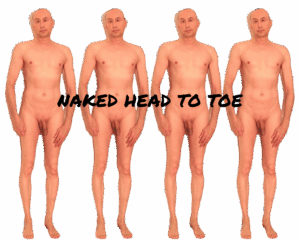 Fully Naked Head to Toe